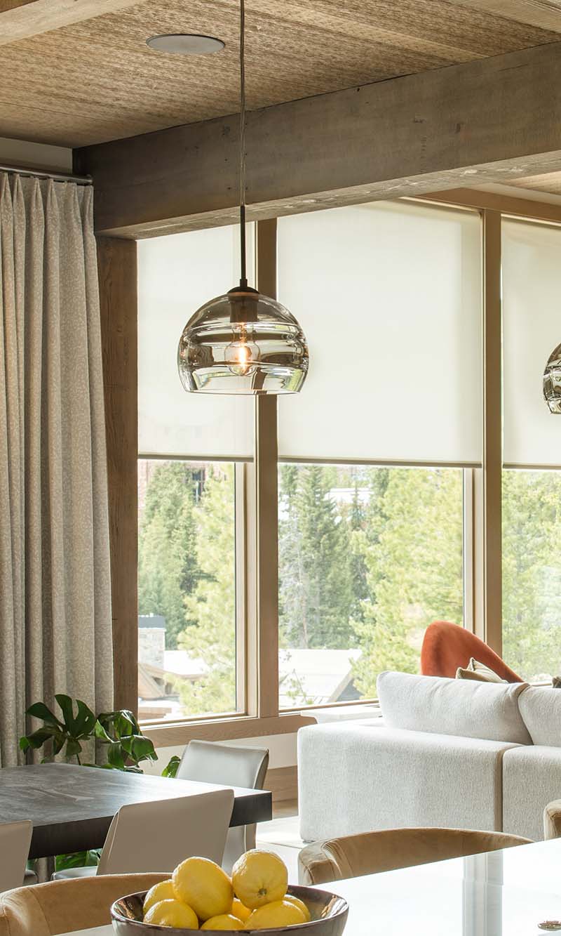 Modern warm colored bar